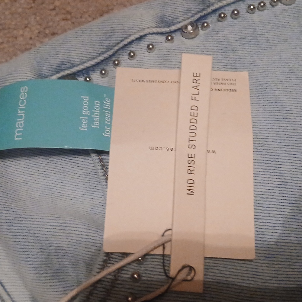 KanCan Light Blue Flare Jeans - Picture 5 of 10